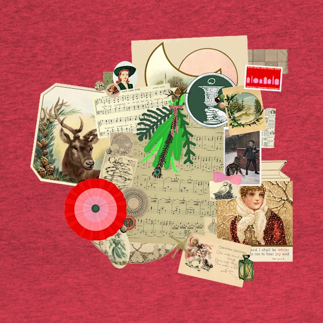 Victorian Christmas Collage by LochNestFarm